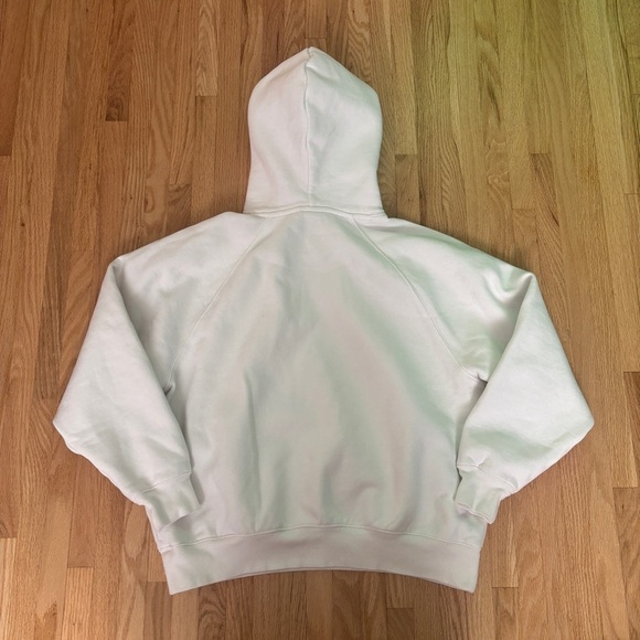 Aritzia Mega Fit Sweatfleece Cozy Fleece Mega Raglan Hoodie XXS White - Picture 6 of 6